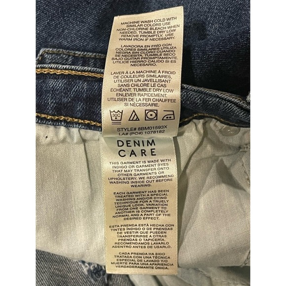 C&C‎ California Women's Slim Fit High Rise Distressed Blue Jeans Denim Size 2/26 - Picture 14 of 15